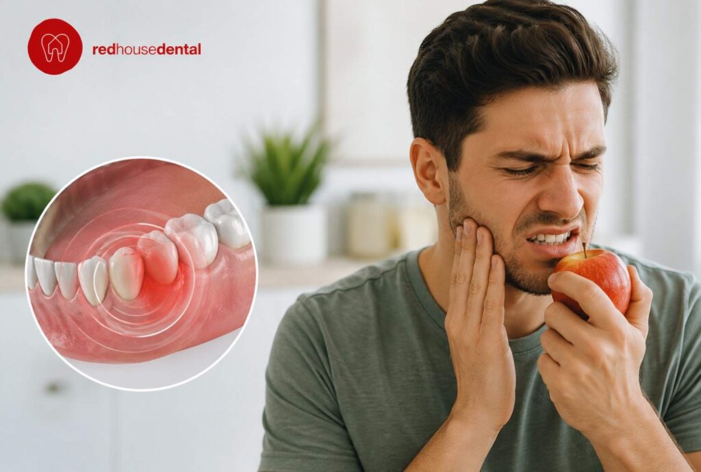 Pressure or Weakness While Chewing caused by erosion tooth